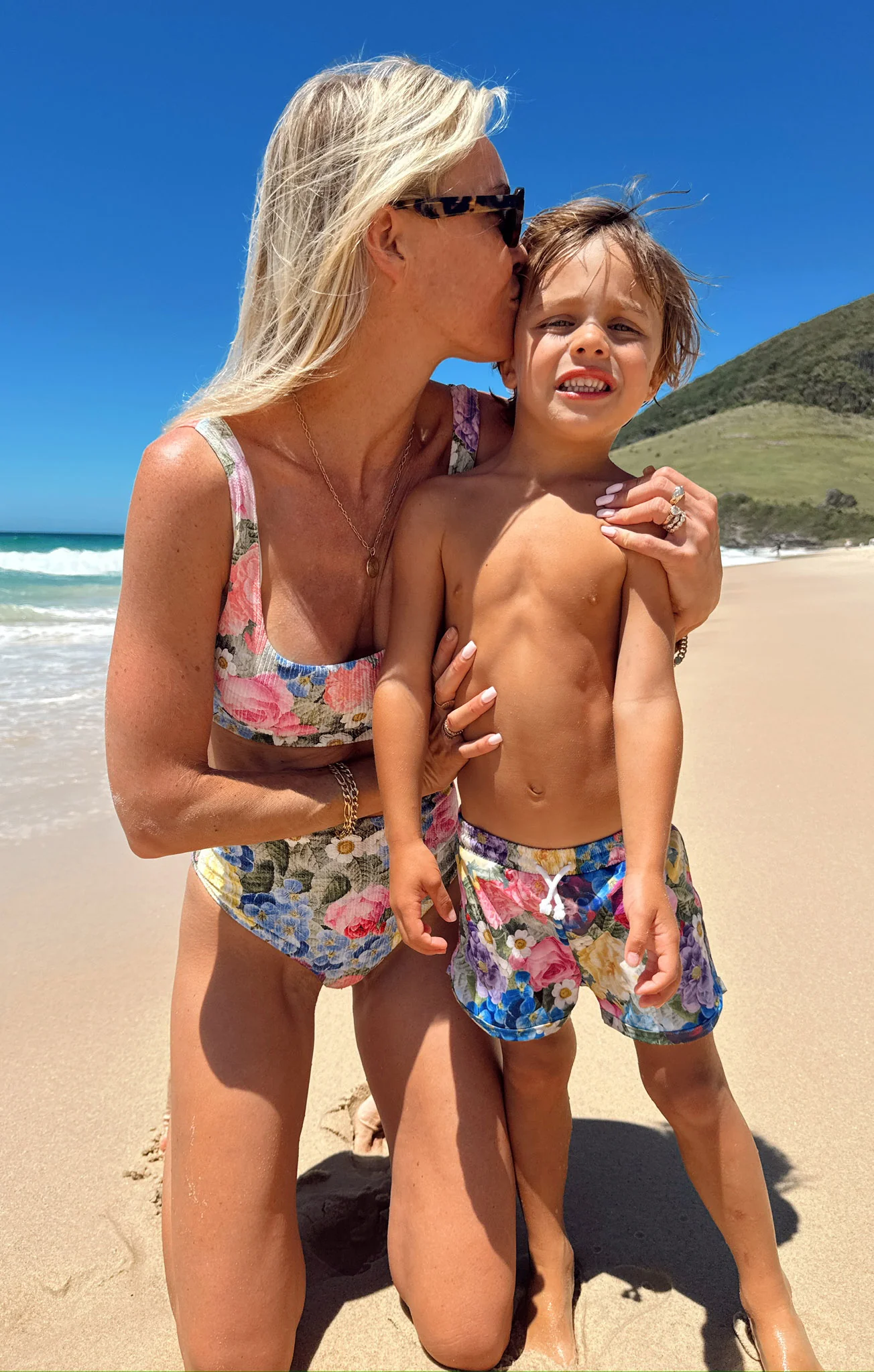 Little Beach Bum Trunks ~ Flower Shop