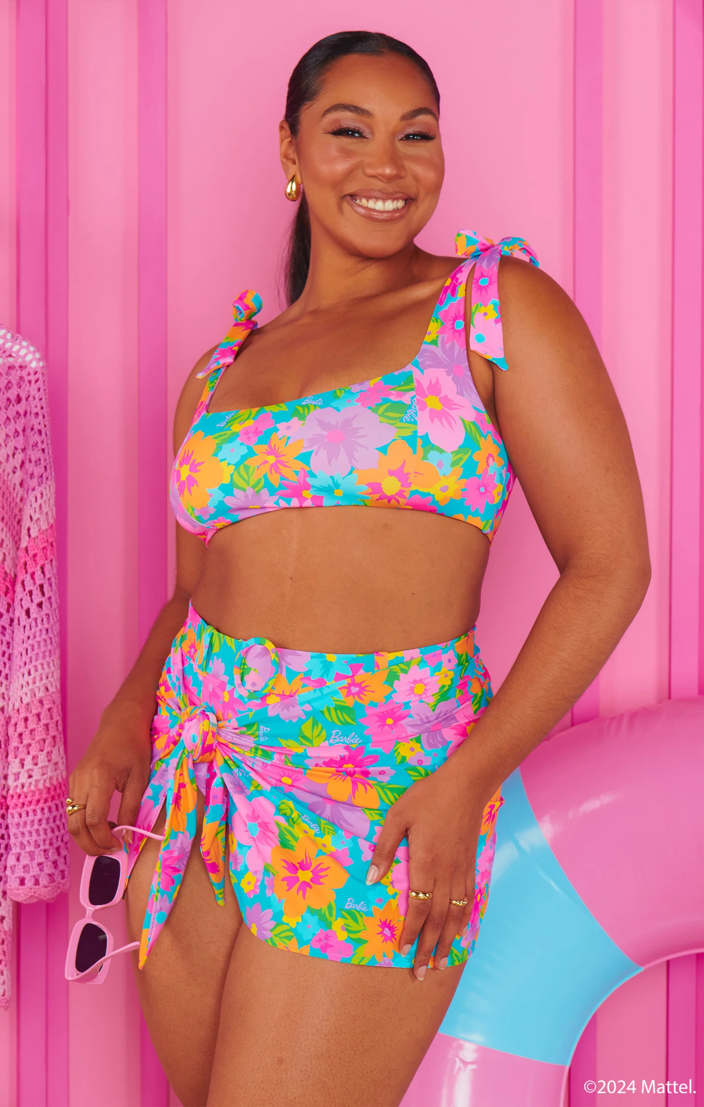 Leyla Sarong ~ Blue Barbie™ Blooms