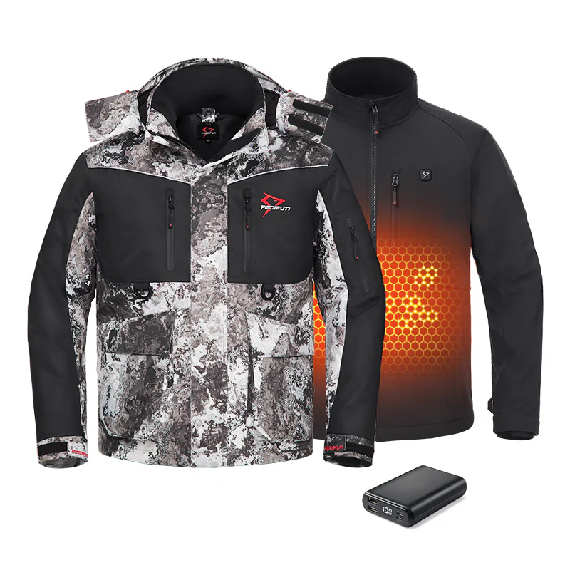 Piscifun Ice Fishing 3-in-1 Jacket Waterproof Fishing Jackets |On Sale