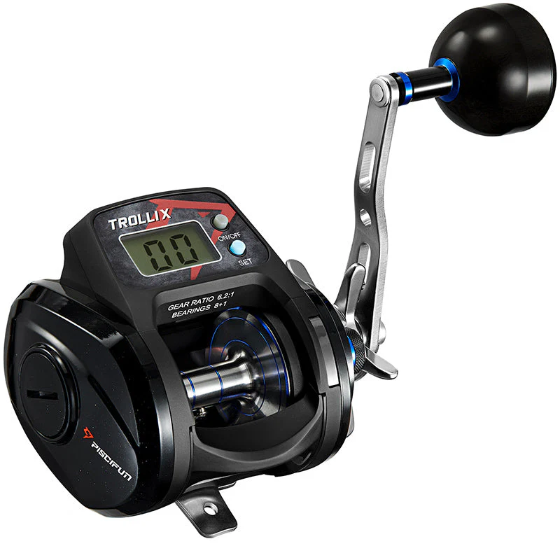 Piscifun® Trollix LCD Line Counter Digital Reel, 6.2:1 Trolling Fishing Reel Sale