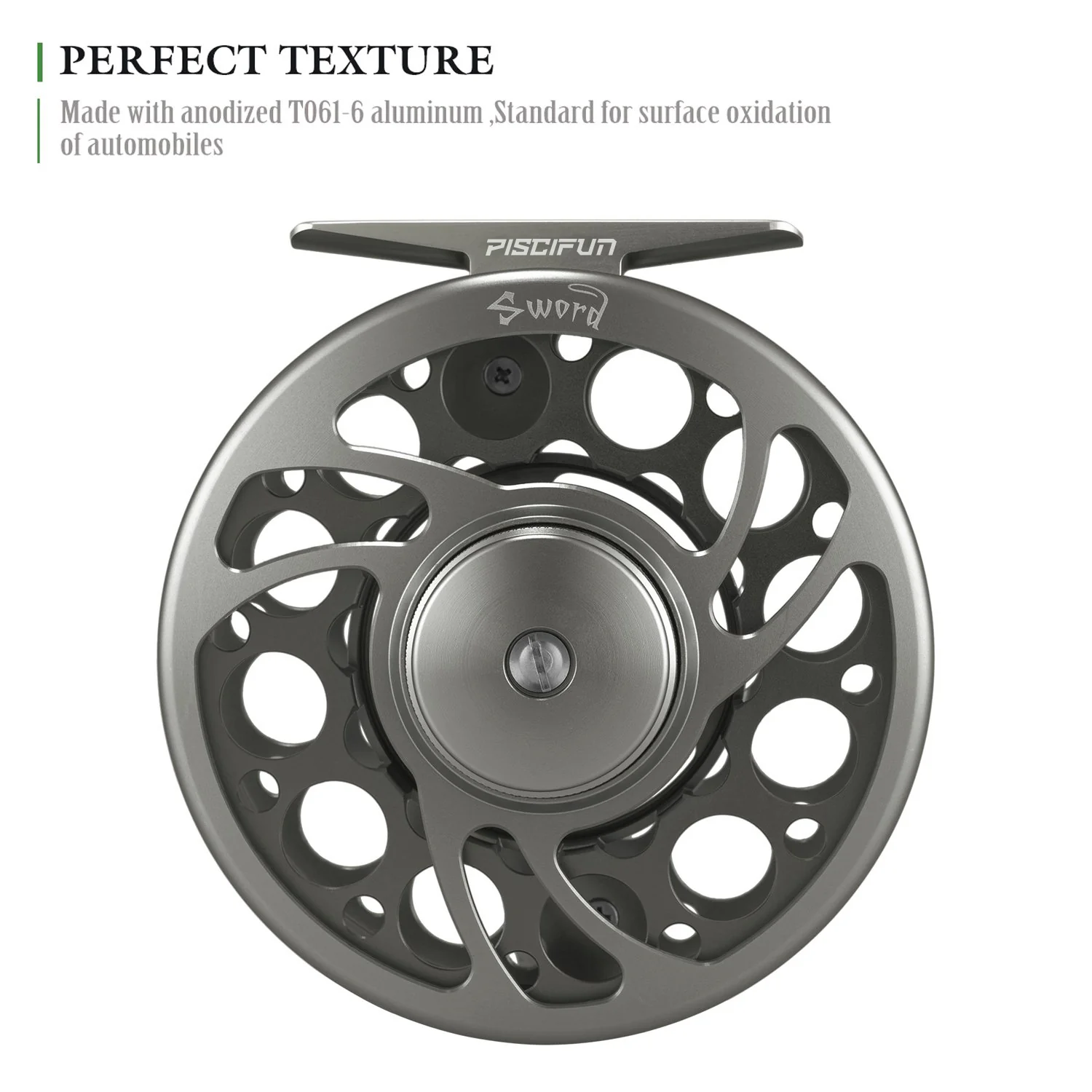 Piscifun® Sword Fly Fishing Reel Grey Sale