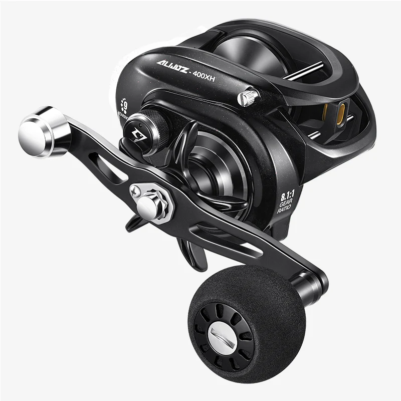 Piscifun® Alijoz 400 Saltwater Freshwater Baitcasting Reel With Bait Clicker Sale