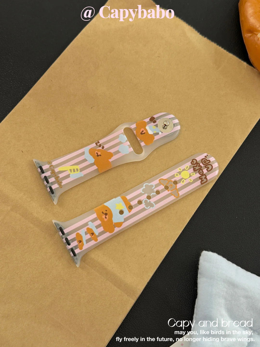 Sleepy Puppy Cartoon Apple Watch Band