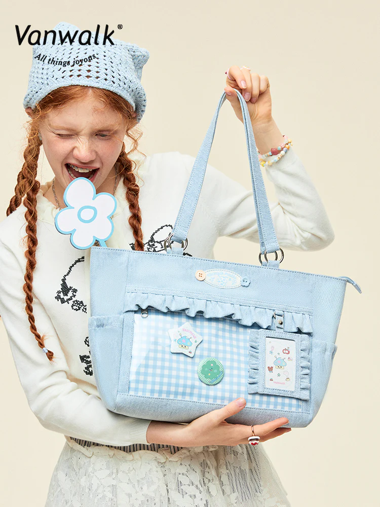 Vanwalk Picnic Series Macaron Shoulder Ita Bag