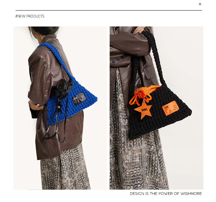 Handmade Star Woven Shoulder Bag