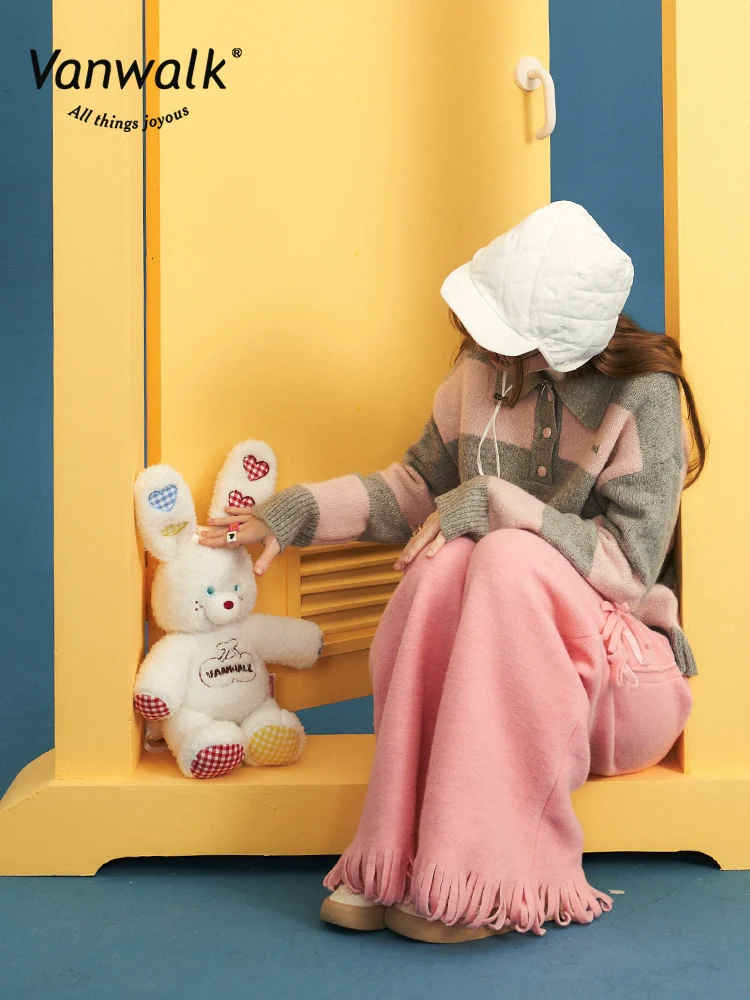 Furry Rabbit Doll Backpack