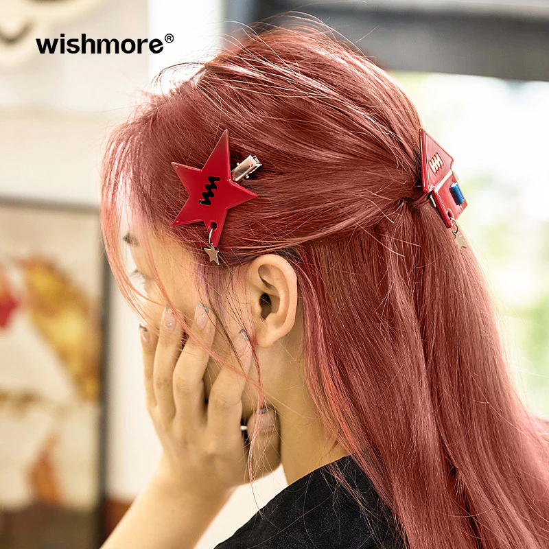 Star House Shape Hair Clip
