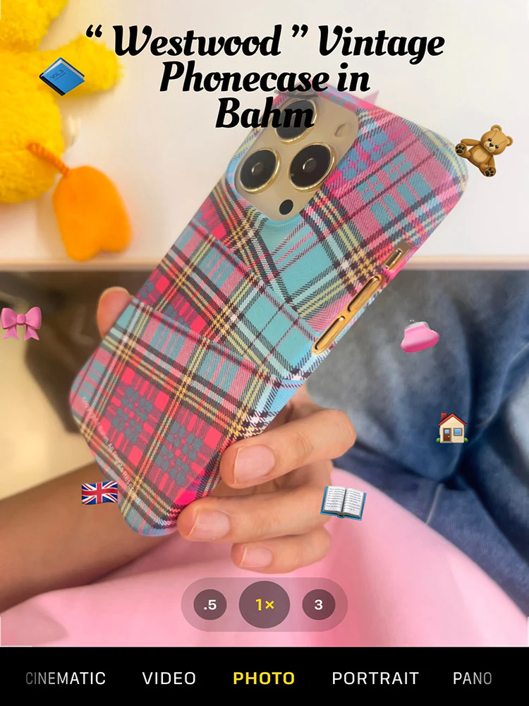 Pink Blue JK Dress Printed Phone Case