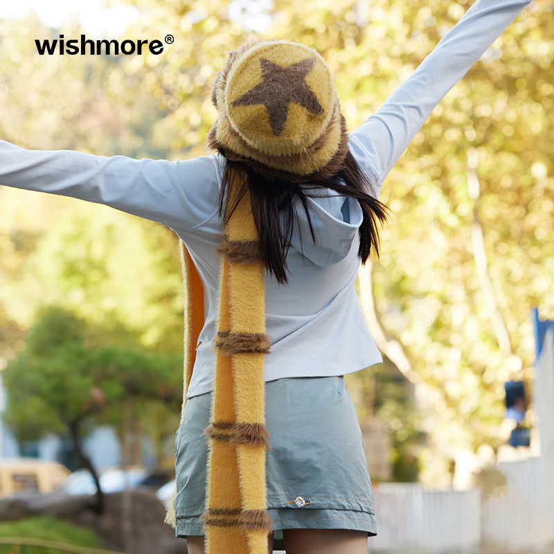 Bread Set Scarf Hat Gloves