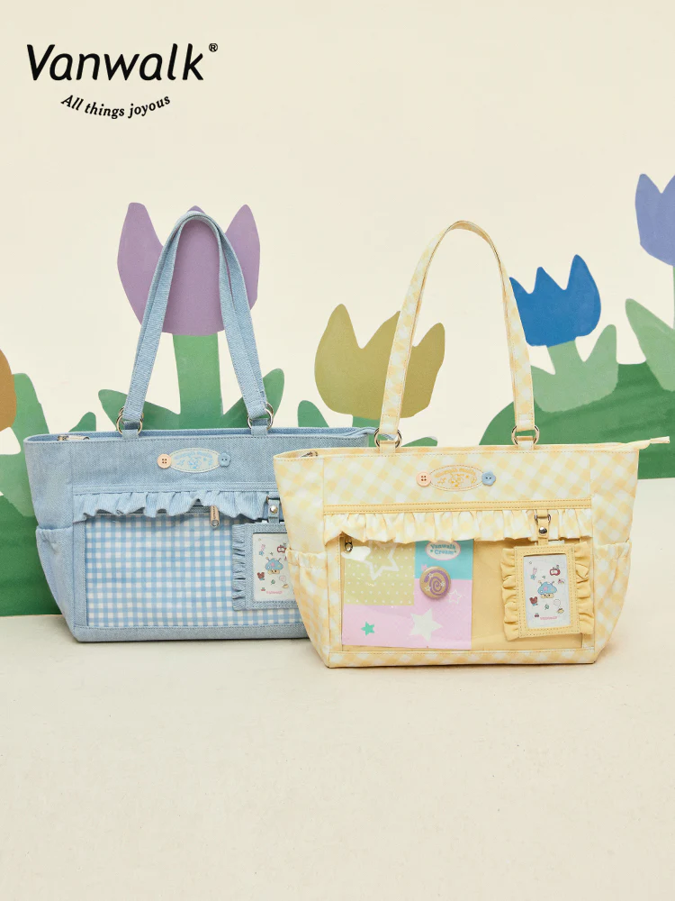 Vanwalk Picnic Series Macaron Shoulder Ita Bag