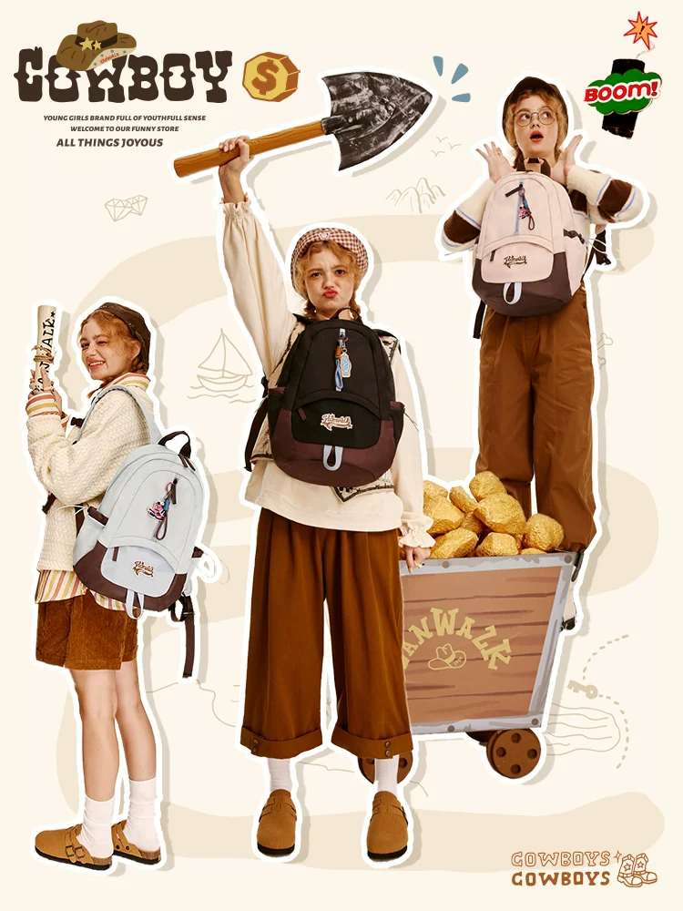 VANWALK Cowboy Denim Serie Backpack