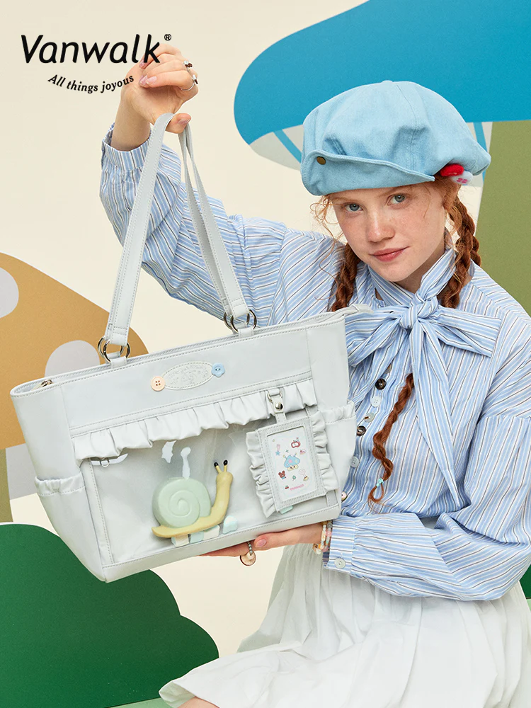 Vanwalk Picnic Series Macaron Shoulder Ita Bag