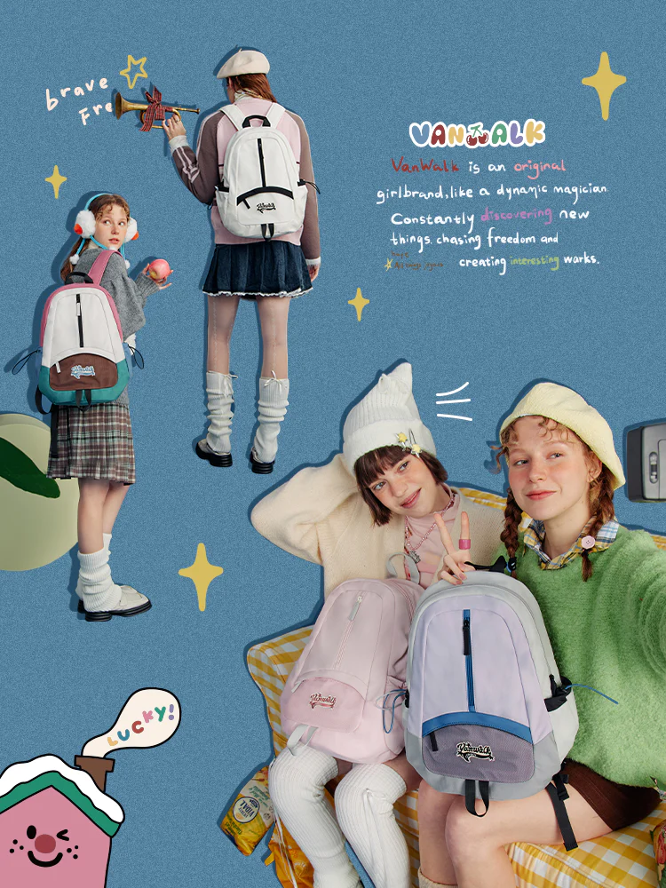 VANWALK Cowboy Denim Serie Backpack