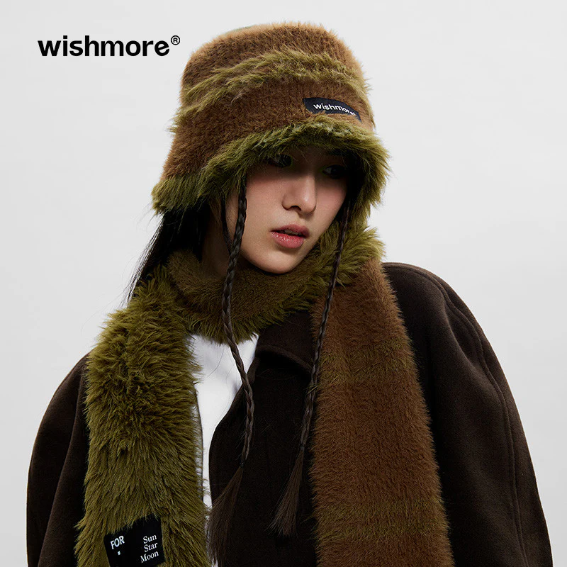 Bread Set Scarf Hat Gloves