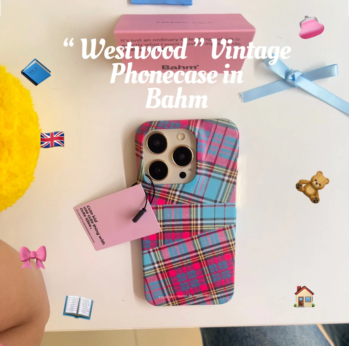 Pink Blue JK Dress Printed Phone Case