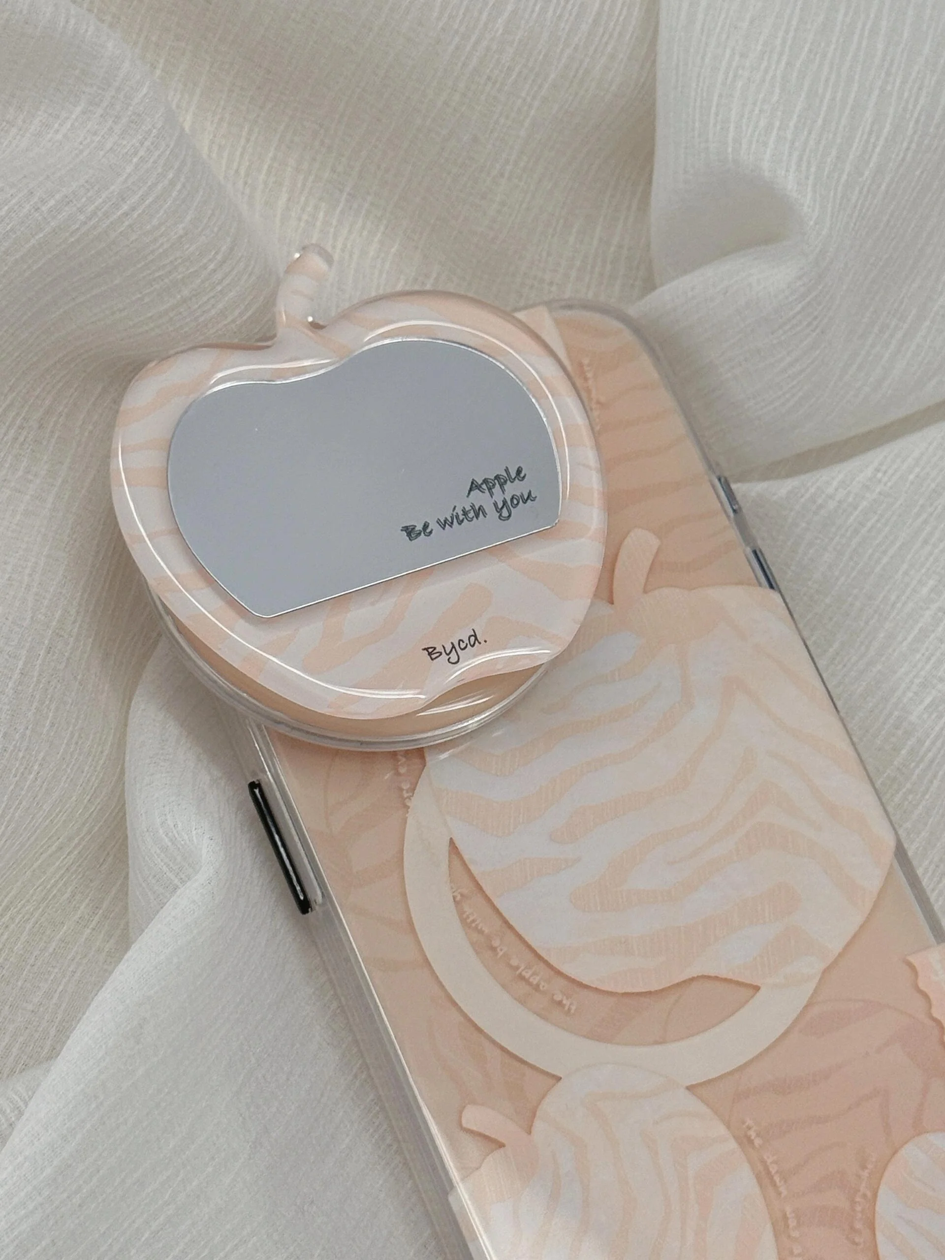 Pink Zebra Apple Printed Phone Case