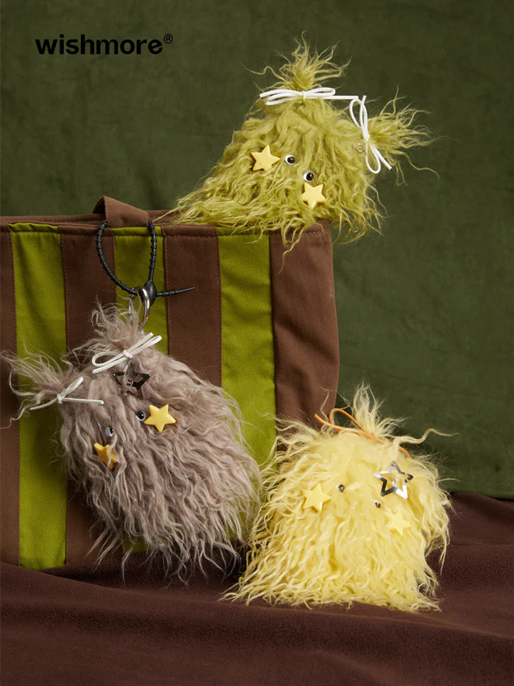 Cute Little Plush Monster Bag Charm