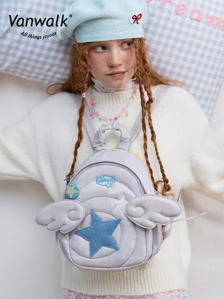 Vanwalk Lucky Star Series Angel's Wings Backpack