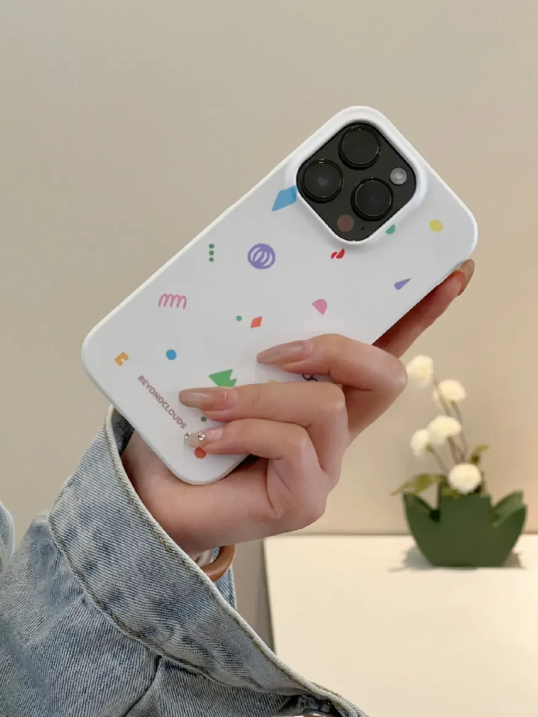 Ribbon Printed Aesthetic Phone Case