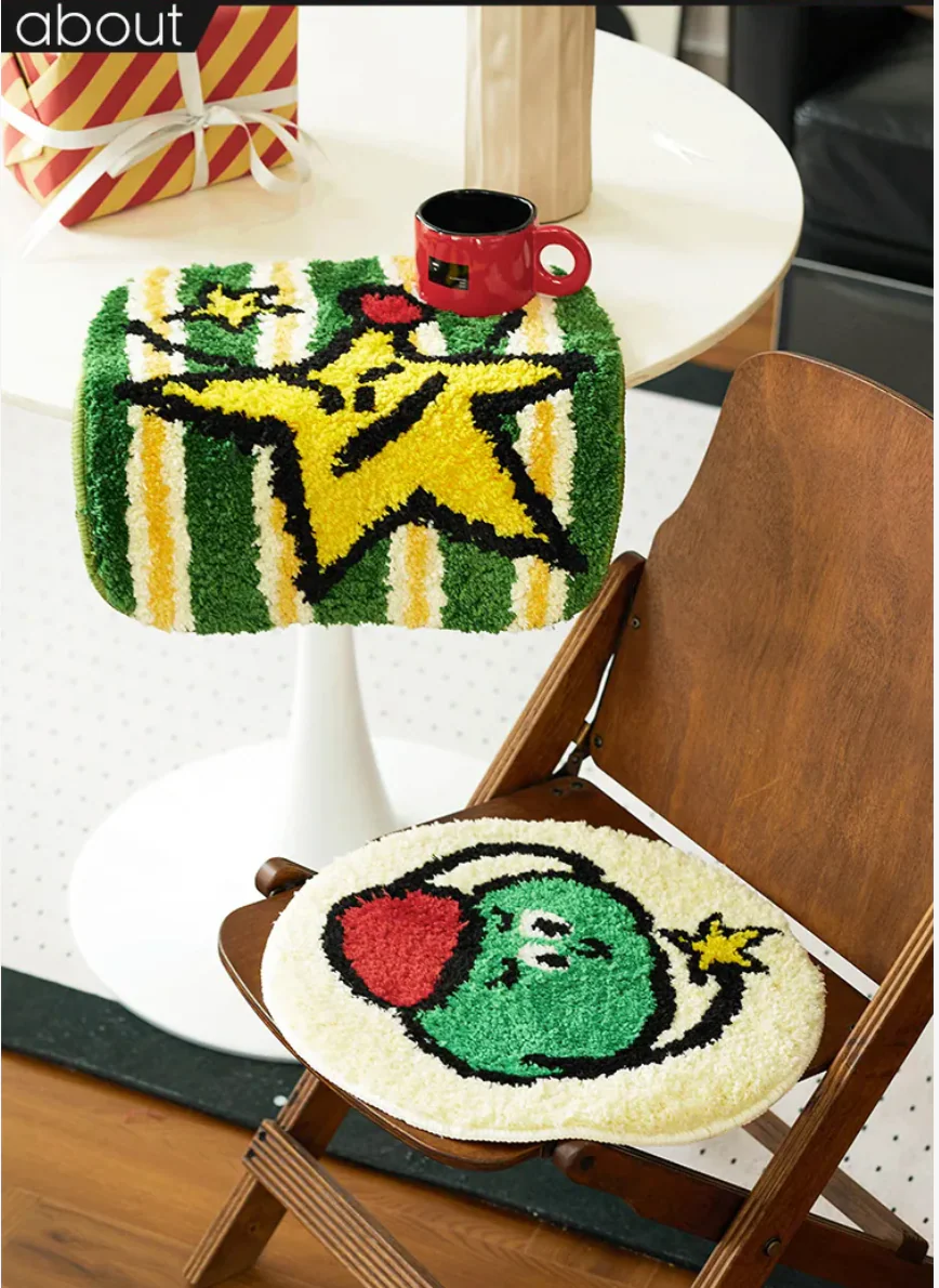 Star Cartoon Xmas Mat