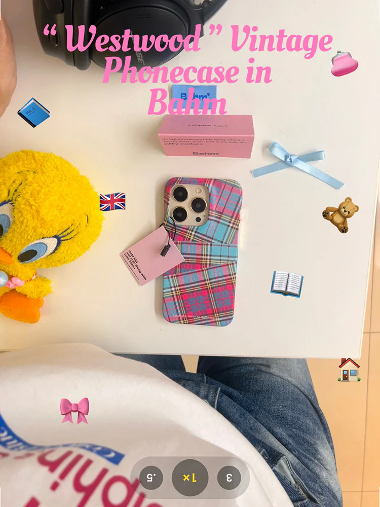 Pink Blue JK Dress Printed Phone Case