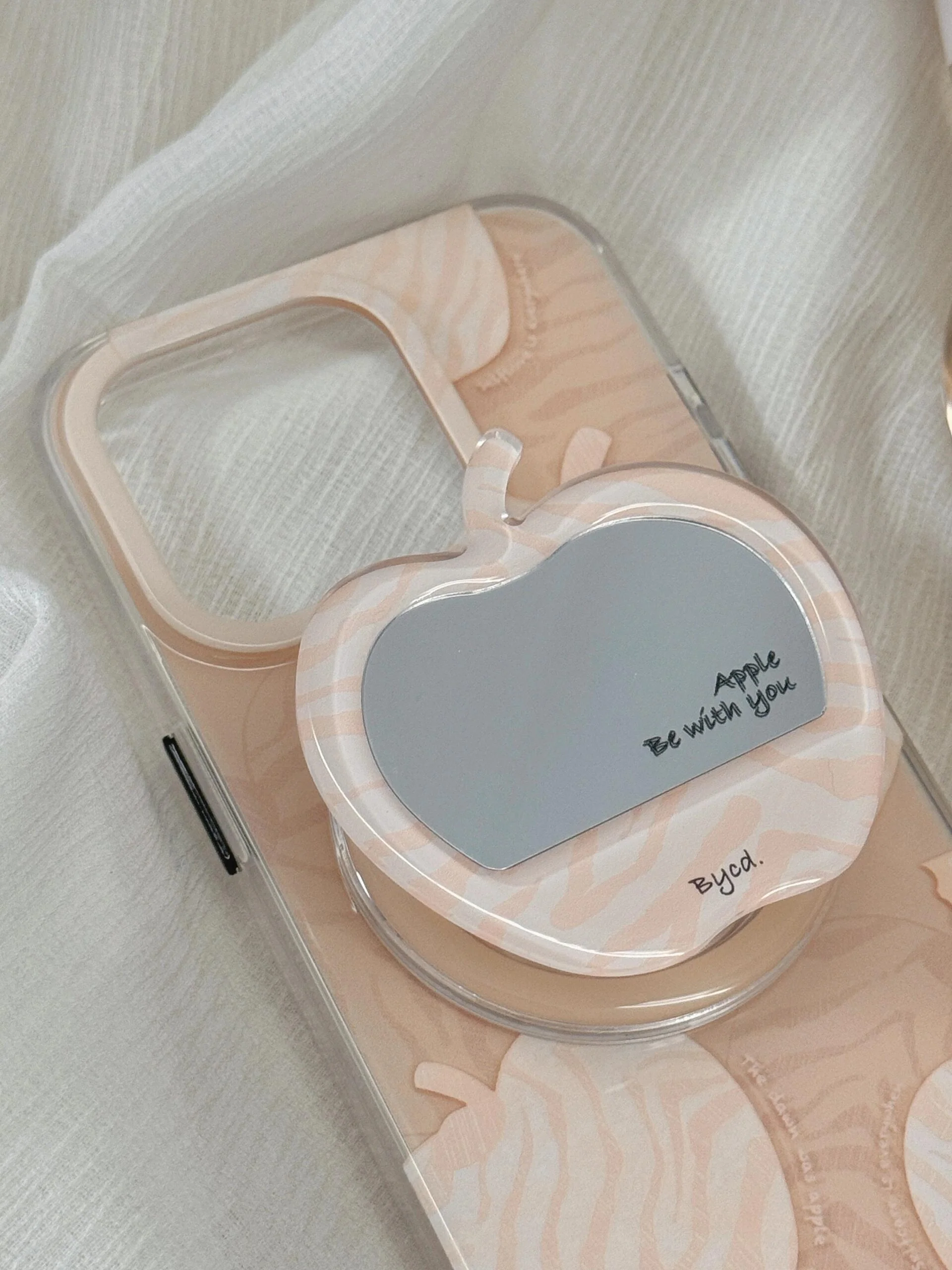 Pink Zebra Apple Printed Phone Case