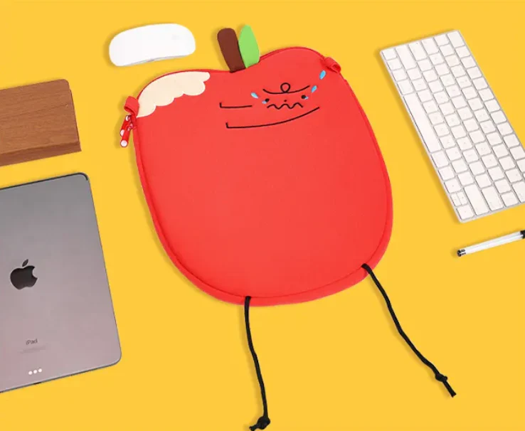 Cartoon Apple Laptop Bag