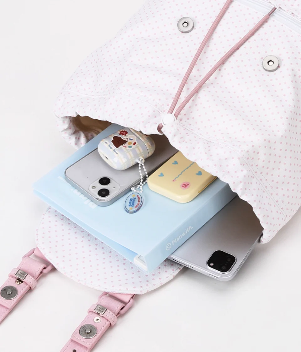 Vanwalk Lace Polka Dot Ballerina Backpack