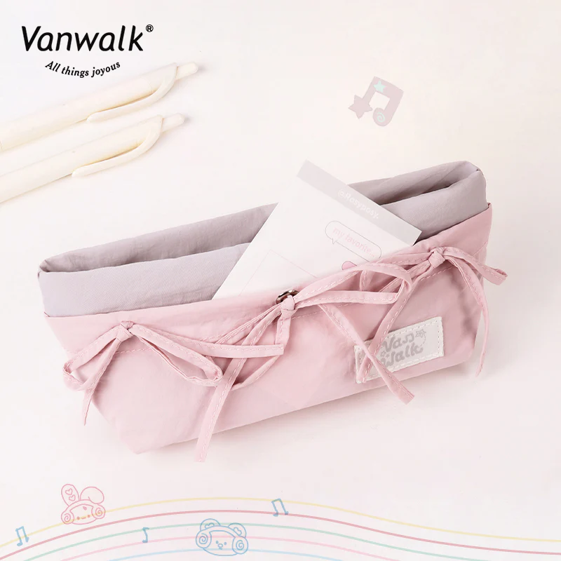 Vanwalk Happy Band Series Bow Big Pencil Pouch