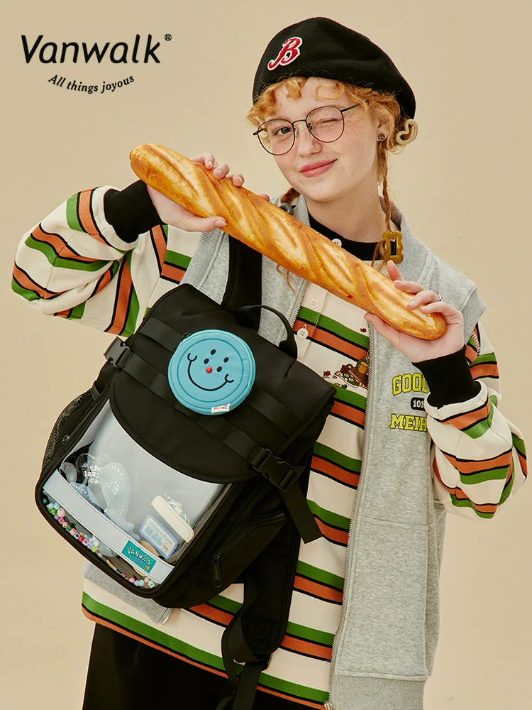 VANWALK Smiley Face Ita Backpack