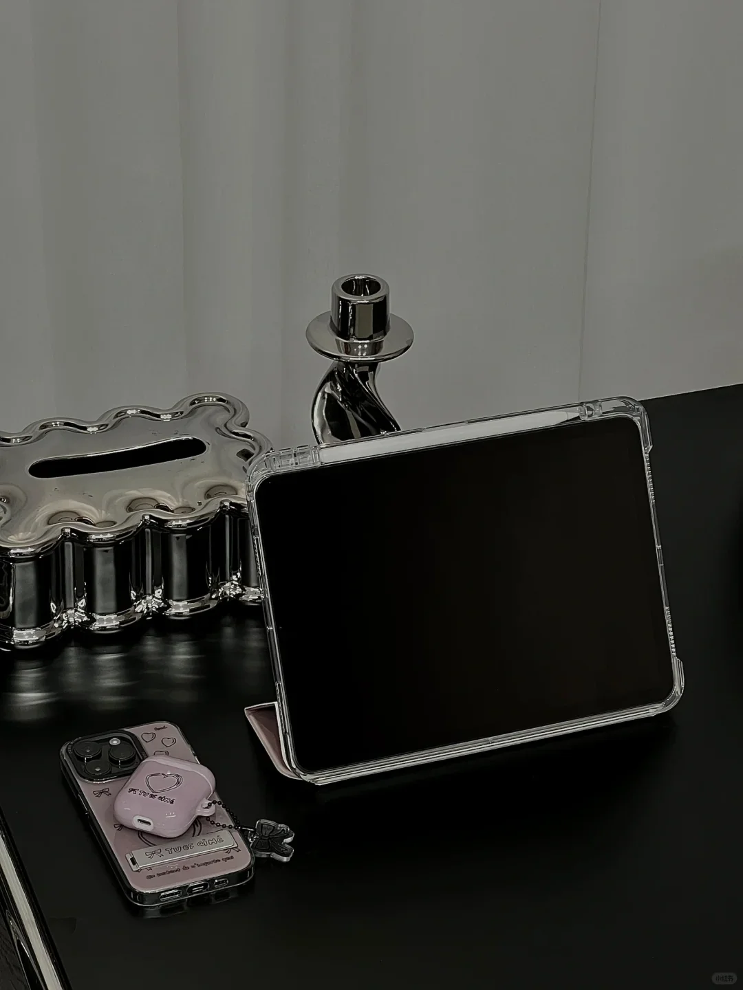 Purple Heart Printed Phone Case