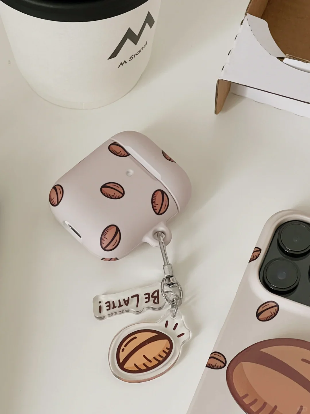 Coffee Beans Printed Phone Case