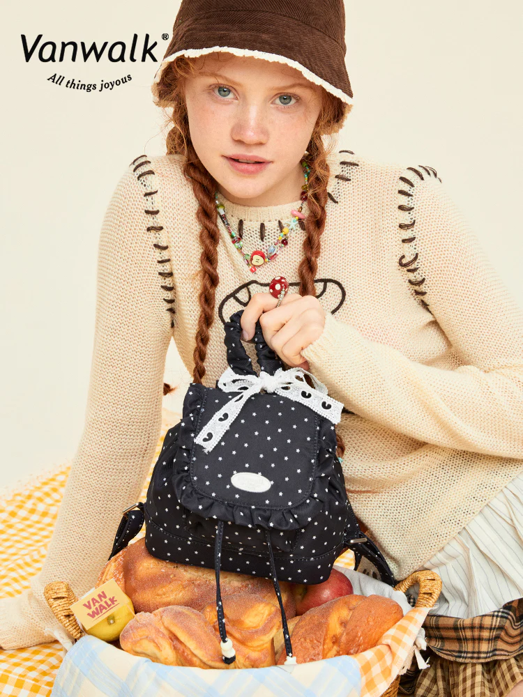 Vanwalk Picnic Series Ruffles Small Backpack