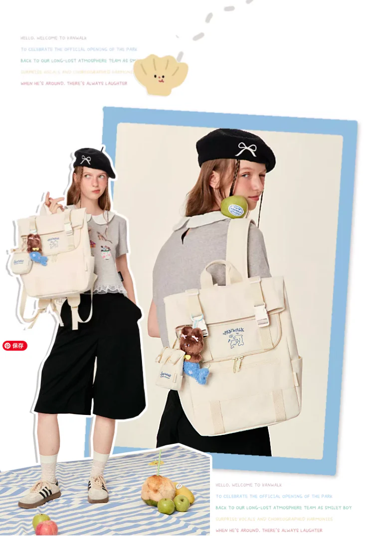 Vanwalk Bubble Island Flip Backpack