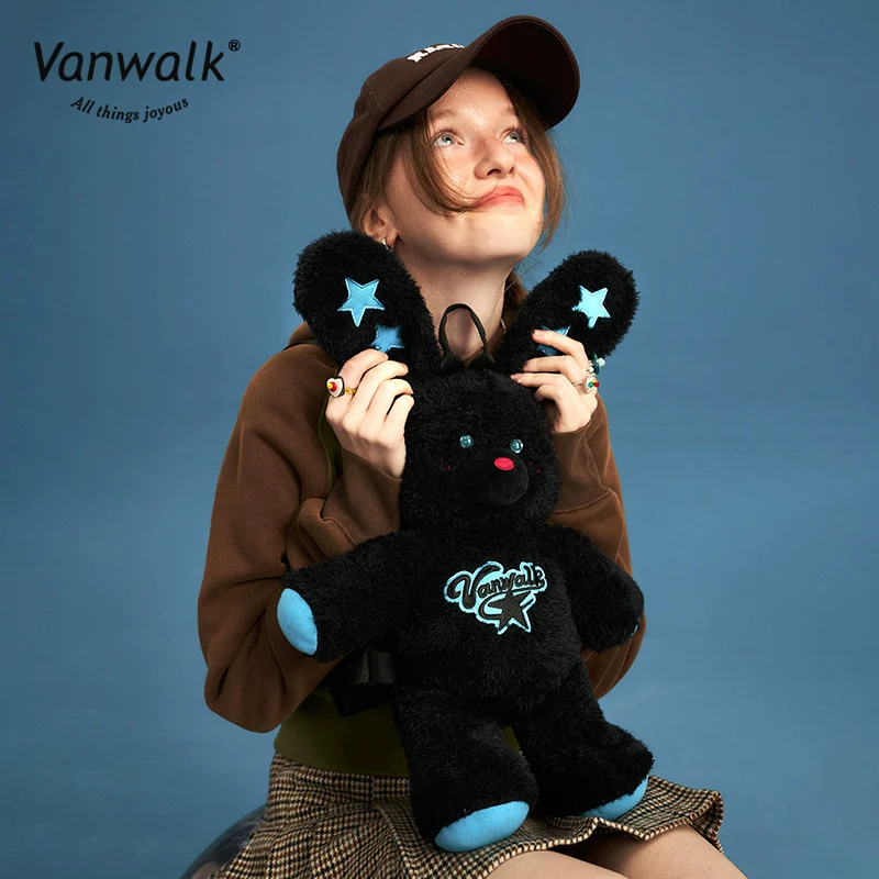 Furry Rabbit Doll Backpack