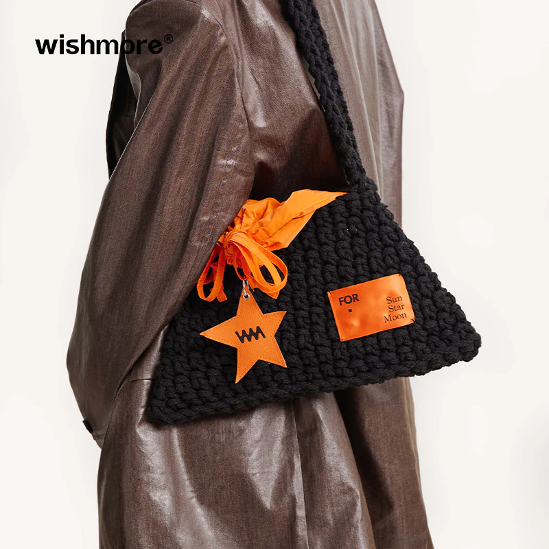 Handmade Star Woven Shoulder Bag