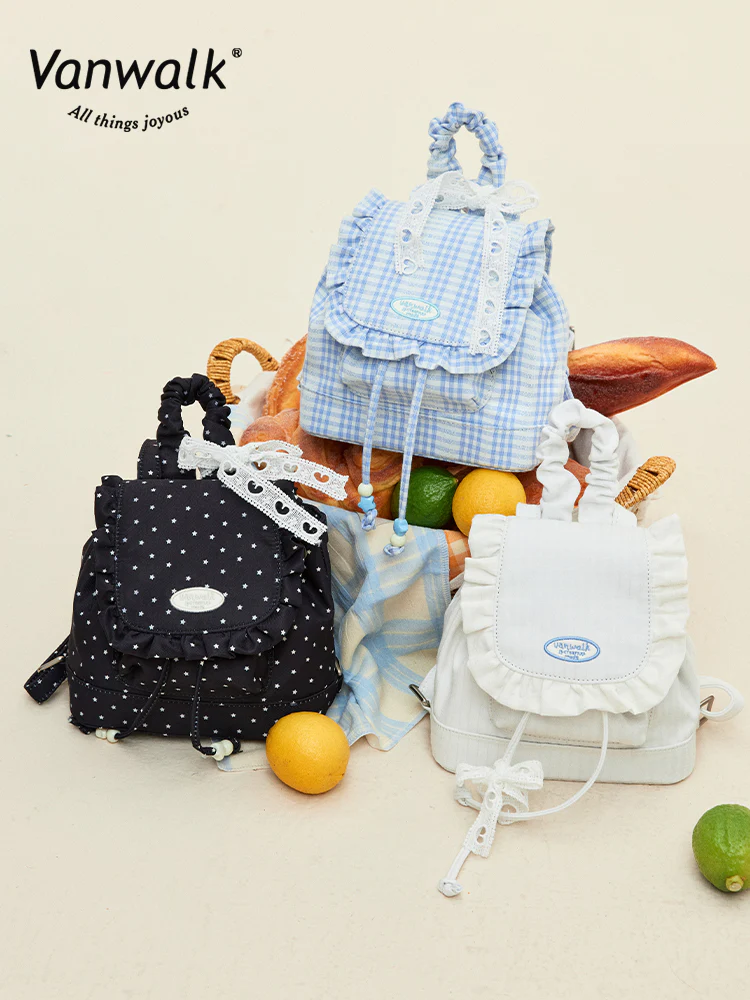 Vanwalk Picnic Series Ruffles Small Backpack