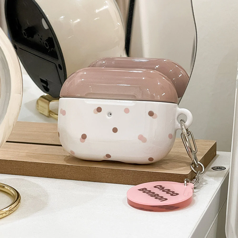 Cream Spots Printed Phone Case