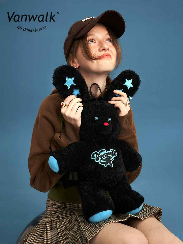 Furry Rabbit Doll Backpack