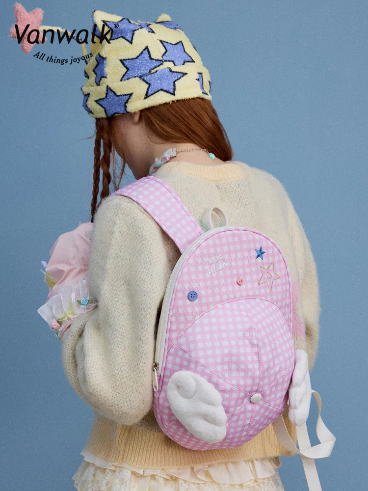 Vanwalk Lucky Star Series Baseball Cap Shaped Backpack