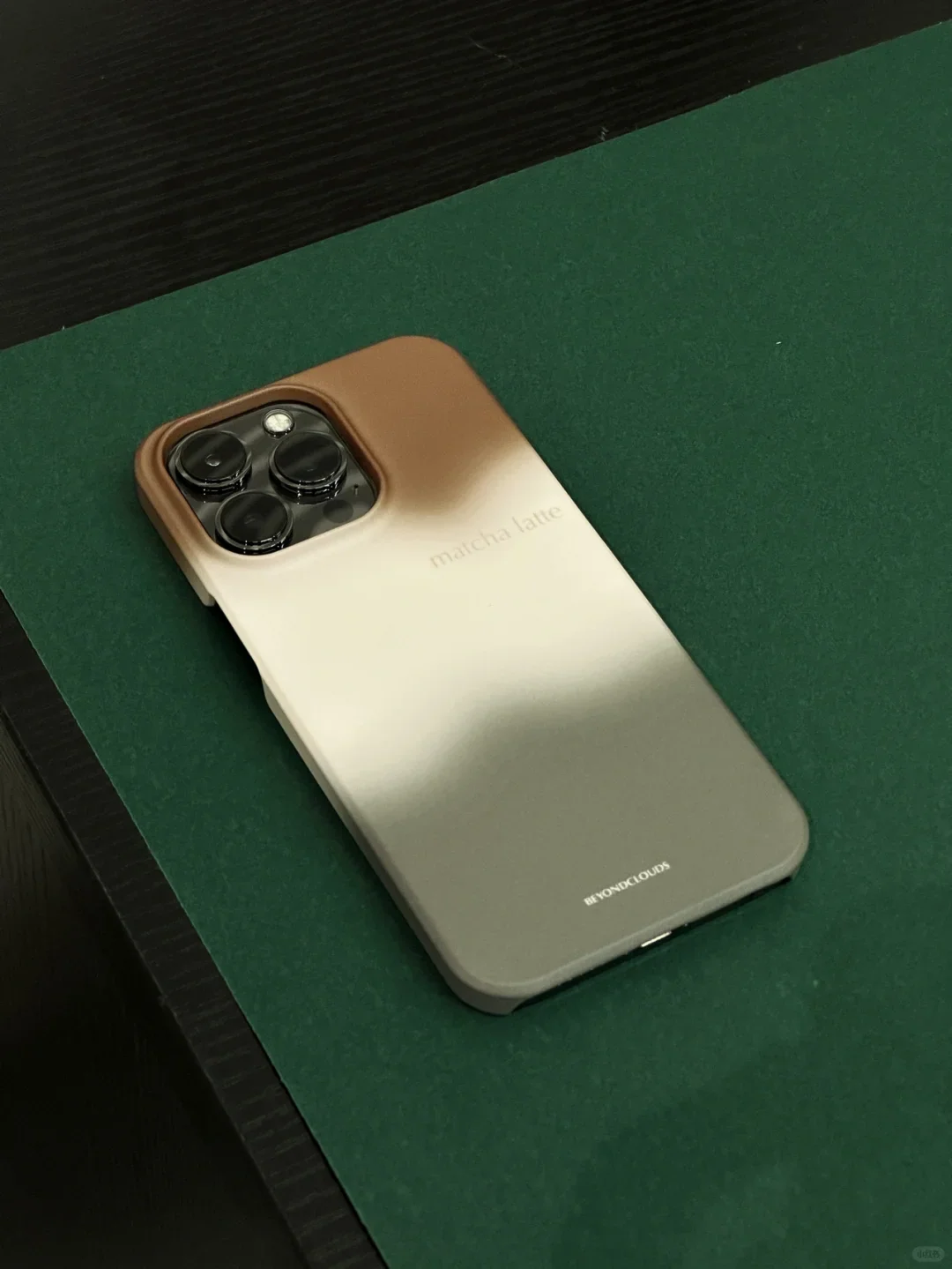 Matcha Latte Ombre Aesthetic Phone Case + AirPods Case