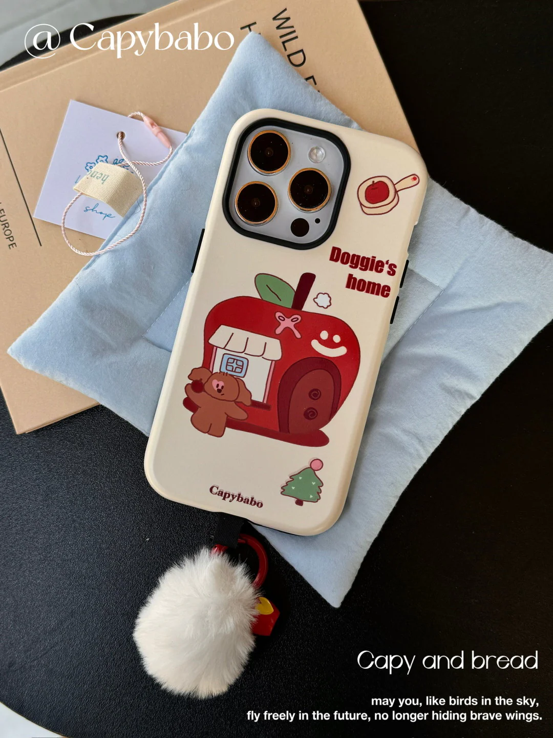 Puppy's Apple House Double Layer Phone Case