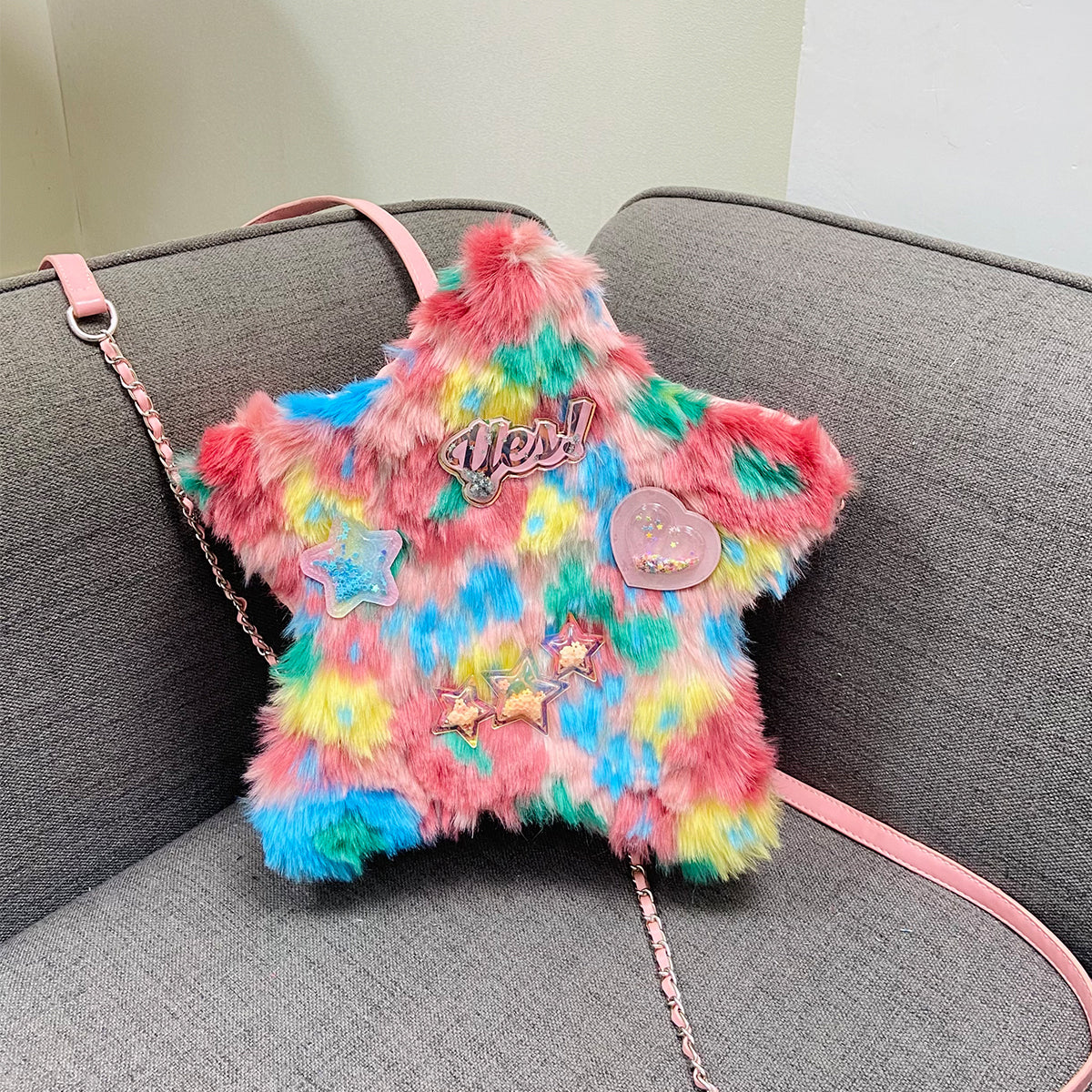 Fluffy Star Backpack