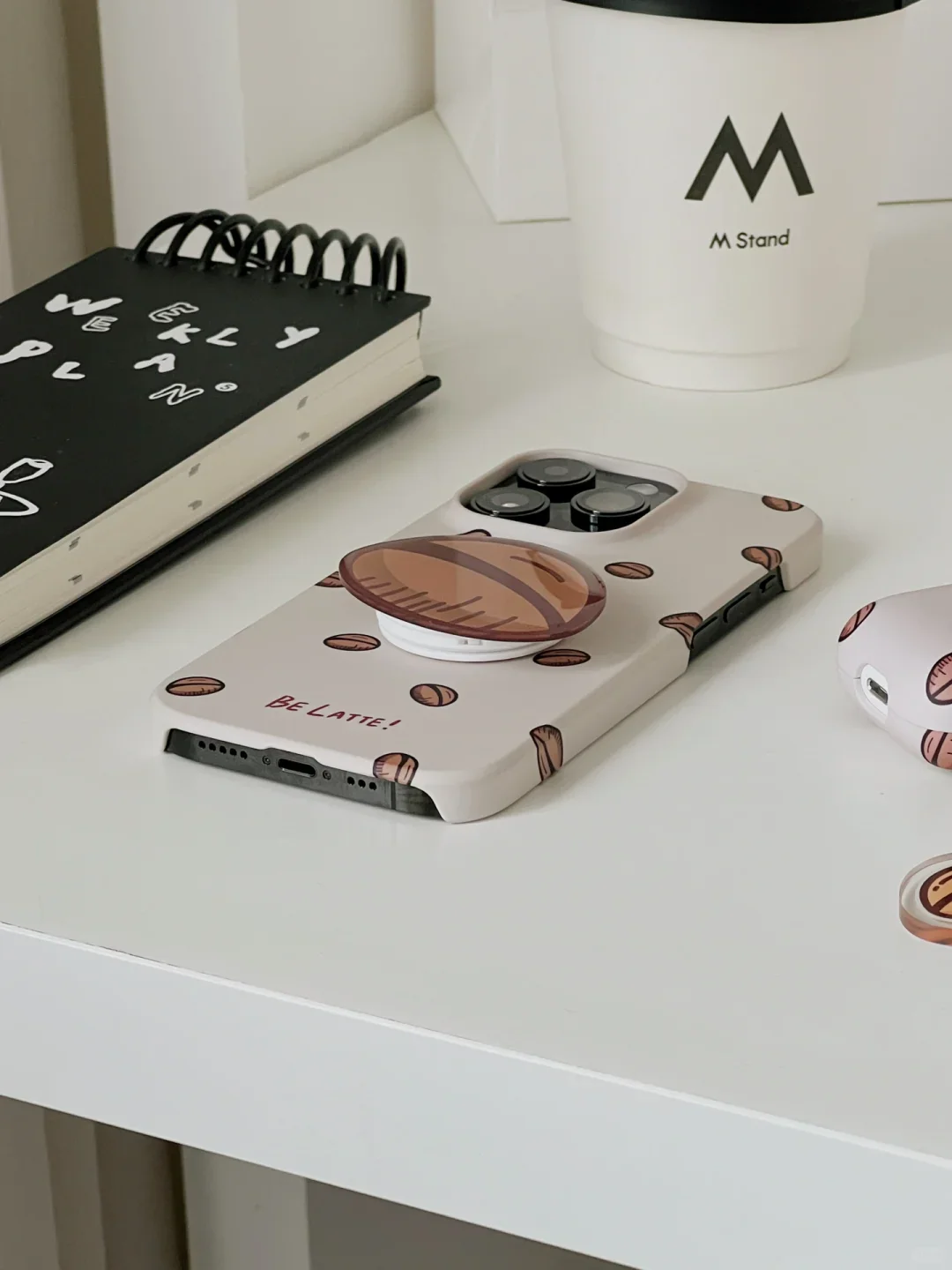 Coffee Beans Printed Phone Case