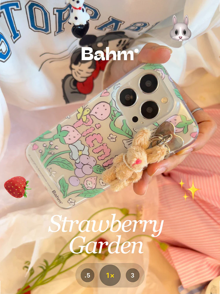 Strawberry Garden Printed Phone Case