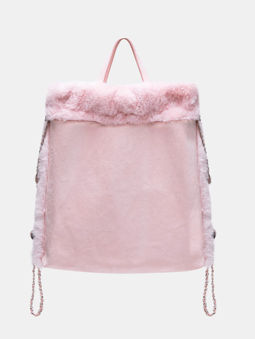 Pink Plush Backpack