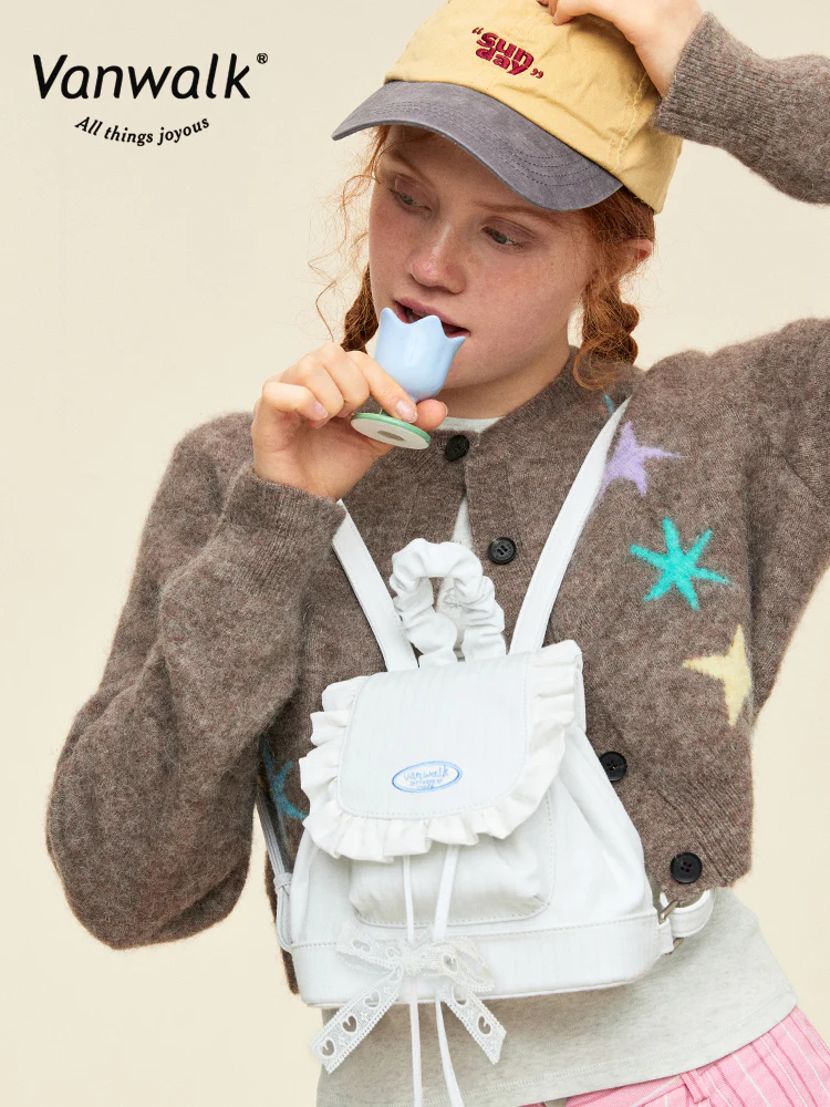 Vanwalk Picnic Series Ruffles Small Backpack