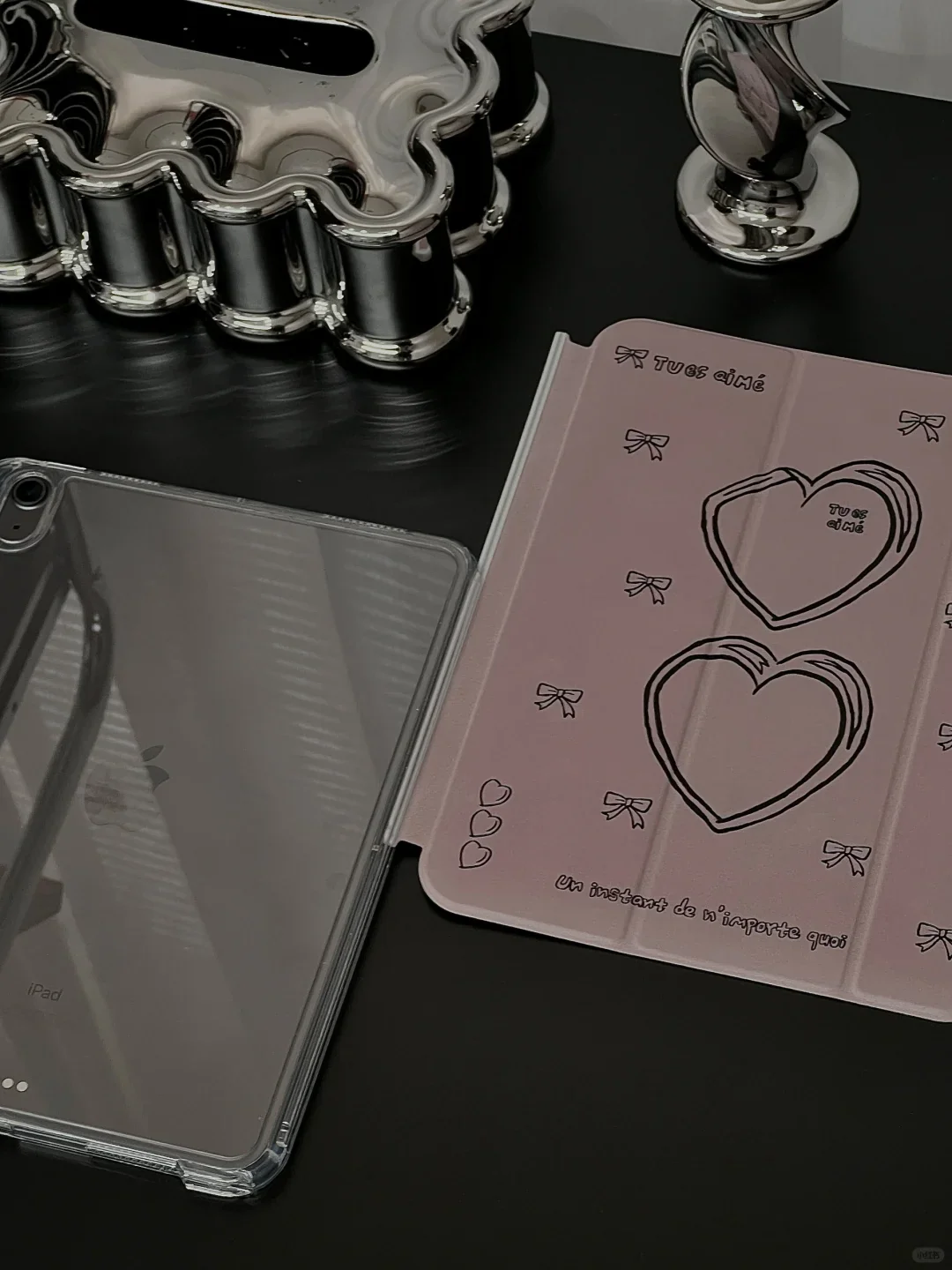 Purple Heart Printed Phone Case