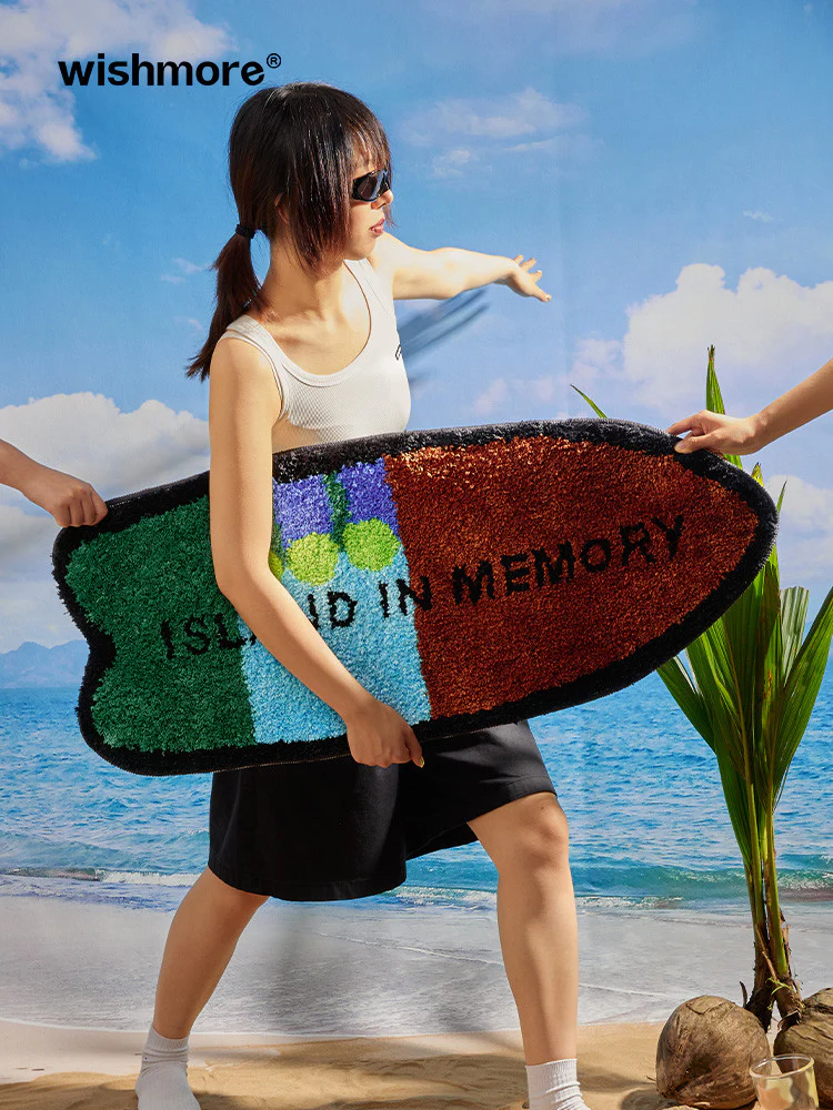 Surfboard Shaped Rug