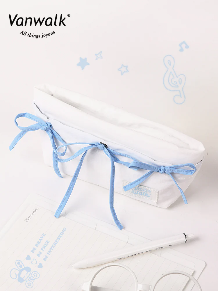Vanwalk Happy Band Series Bow Big Pencil Pouch